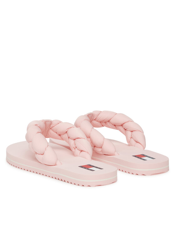 Tommy Jeans Tommy Jeans Japanke Braided Thong Beach Sandal EN0EN02877 Ružičasta