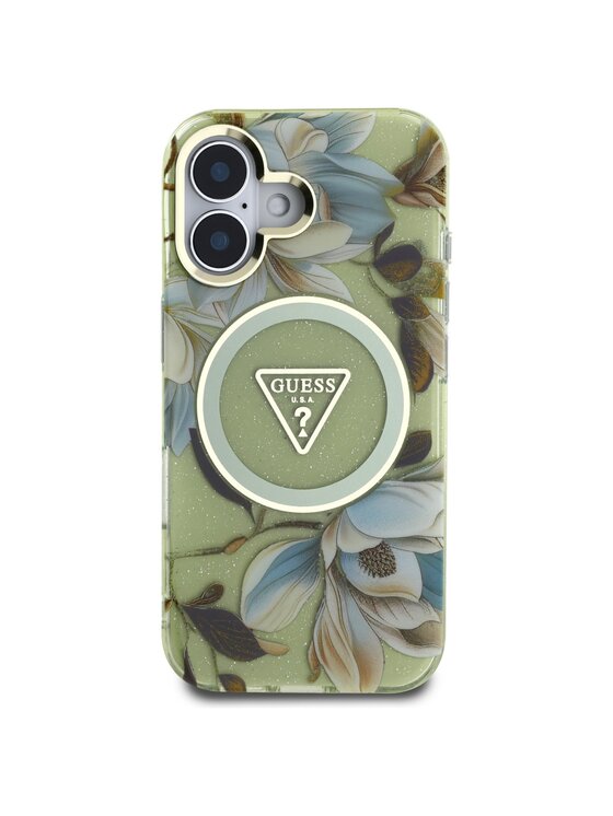 Guess Guess Etui na telefon Apple iPhone 16 Zielony