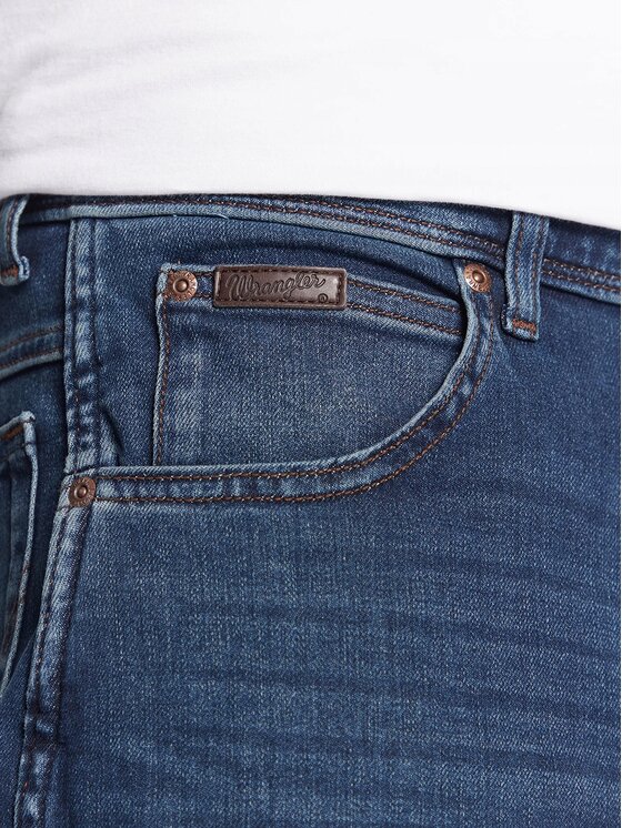 Wrangler Wrangler Jeansy Texas Slim Niebieski Slim Fit