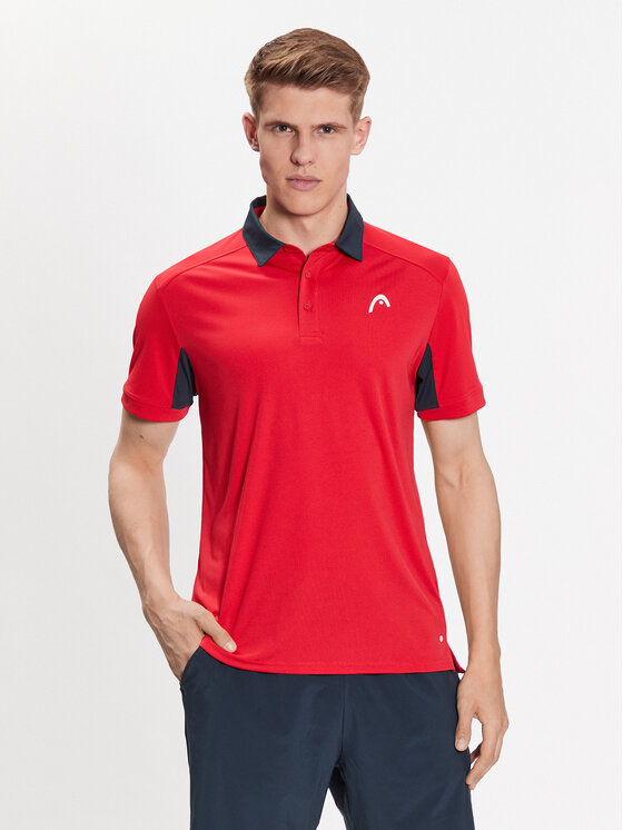 Head Head Polo särk Slice 811433 Punane Regular Fit