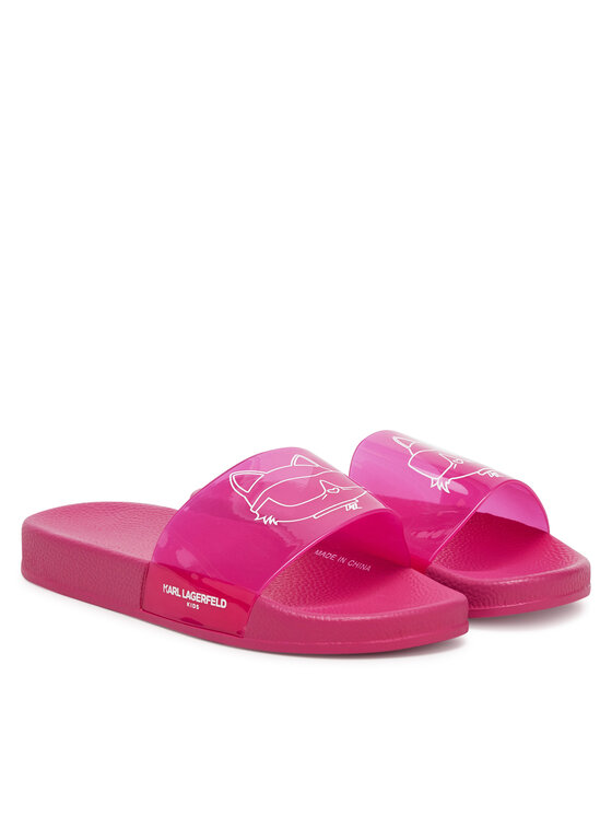 Karl Lagerfeld Kids Karl Lagerfeld Kids Klapki Z30369 S Różowy