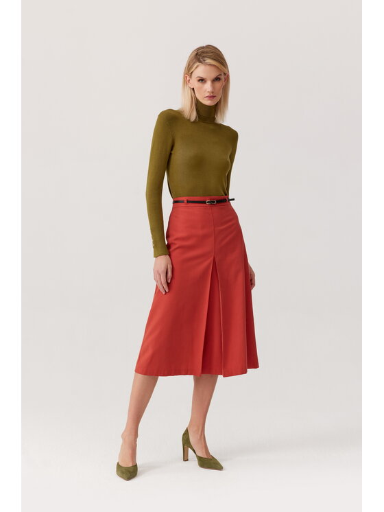 TOTU TOTU Spódnica LOU Skirt Koralowy Regular Fit