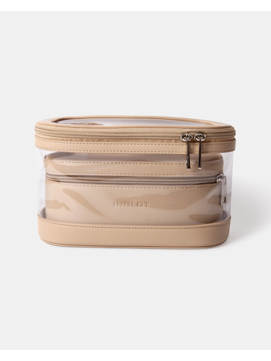 INGLOT INGLOT Zestaw kosmetyczek Bag Set Beżowy