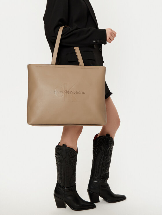 Calvin Klein Jeans Calvin Klein Jeans Rankinė Sculpted Slim K60K612222 Smėlio