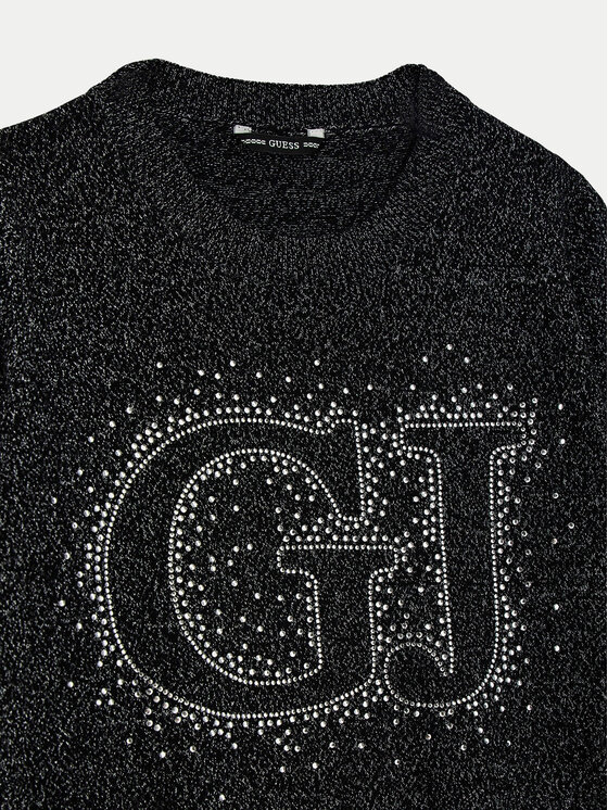 Guess Guess Svetr J4YR00 Z3FP0 Černá Regular Fit