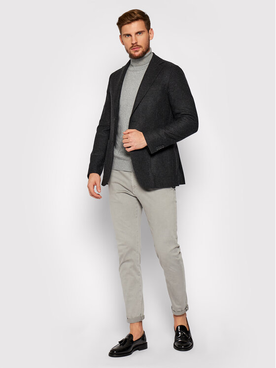 Bugatti Bugatti Golfas 7700 65520 Pilka Regular Fit