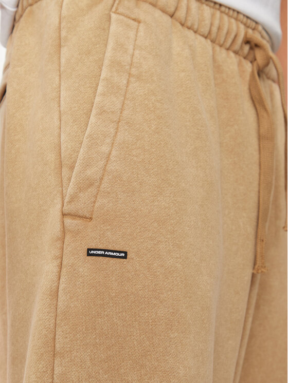 Under Armour Under Armour Pantaloni da tuta UA Icon 1386554 Beige Loose Fit