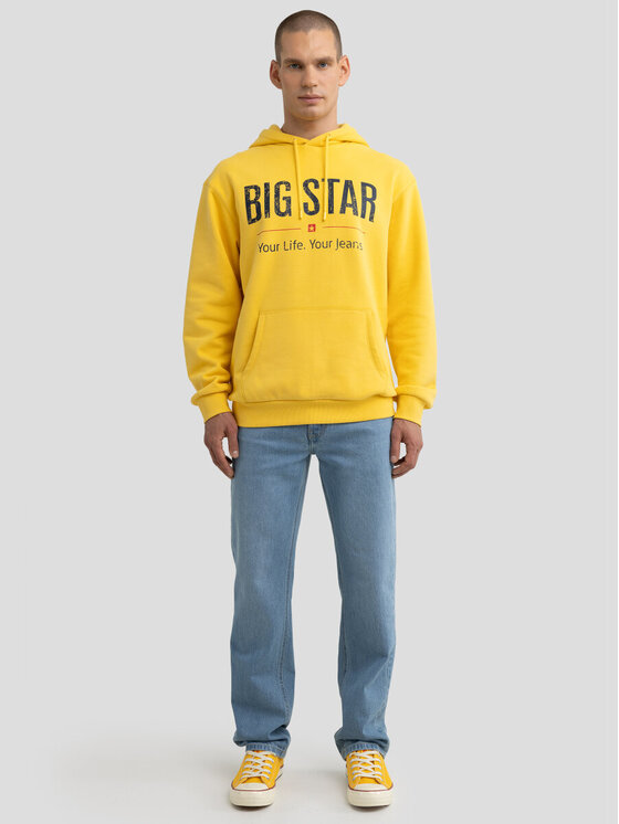BIG STAR BIG STAR Bluza ASHLYNO_201_170 Żółty Basic Fit