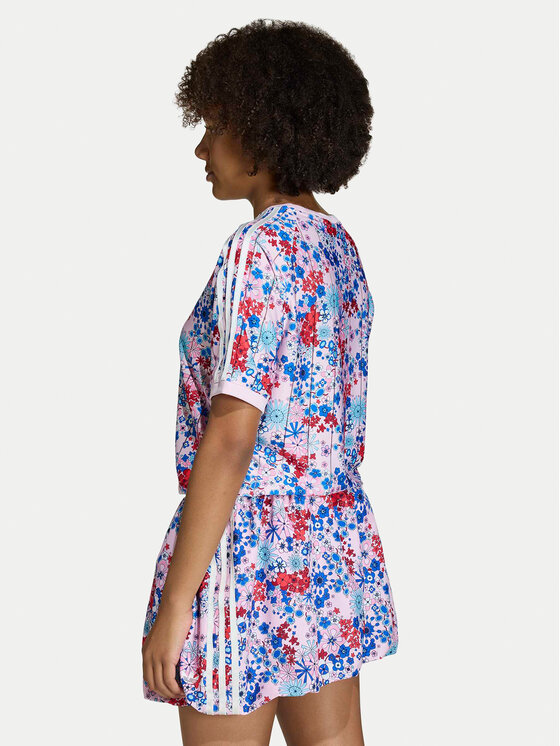 adidas adidas Тишърт Liberty London KD1765 Розов Loose Fit