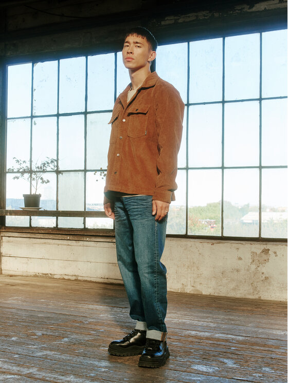 Blend Blend Πουκάμισο 20715893 Καφέ Regular Fit