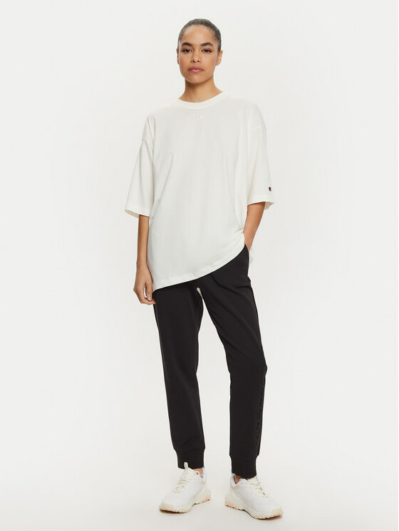 Champion Champion Футболка 117537 Écru Loose Fit