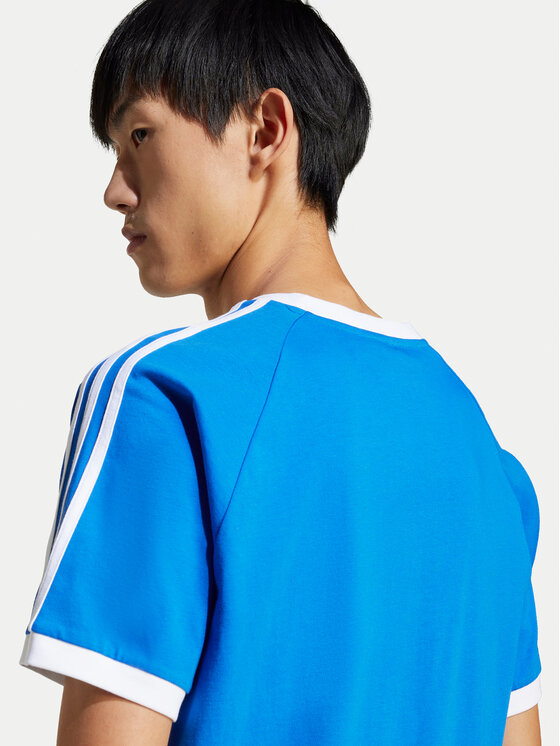 adidas adidas Тишърт adicolor Classics 3-Stripes JD2880 Син Slim Fit