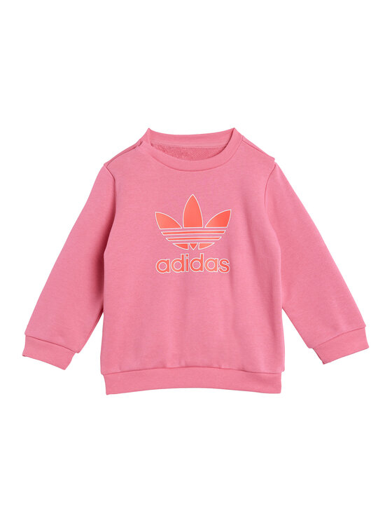 adidas adidas Trenerka Trefoil JY0137 Ružičasta Regular Fit