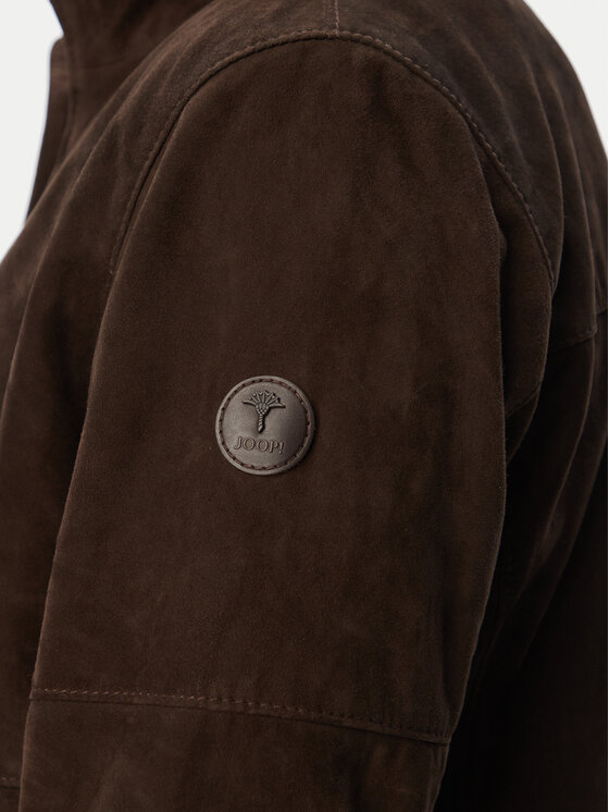 JOOP! JOOP! Μπουφάν δερμάτινο 1500158 80100853 Καφέ Regular Fit