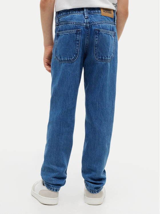 Tommy Hilfiger Tommy Hilfiger Džínsy KB0KB10467 Modrá Straight Fit