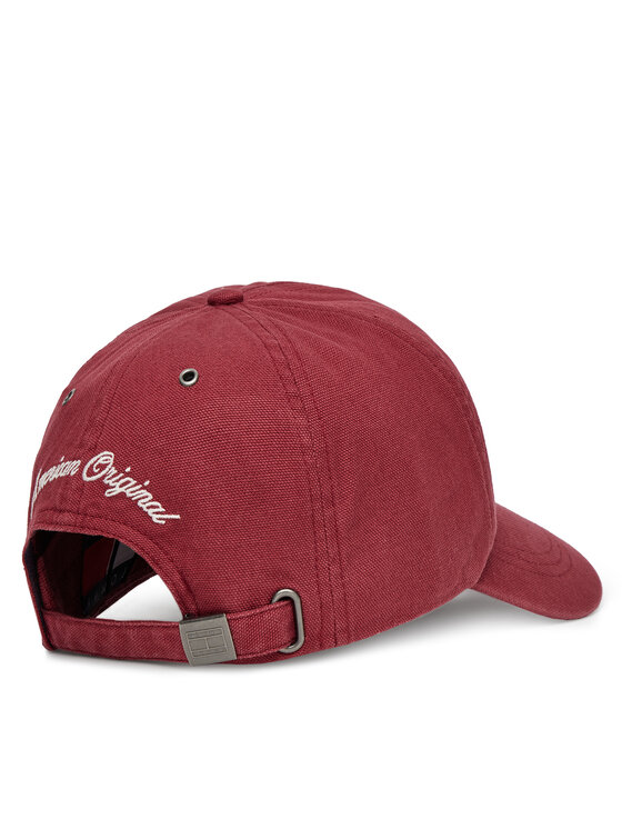 Tommy Jeans Tommy Jeans Шапка с козирка Archive Script AM0AM13550 Червен