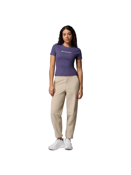 Columbia Columbia T-Shirt 210369 Fioletowy Regular Fit