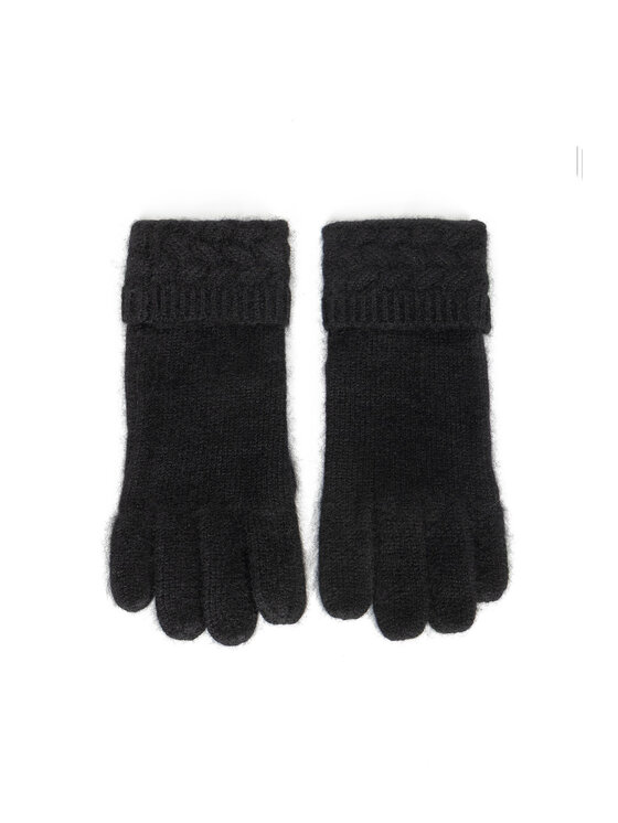 Deni Cler Milano Deni Cler Milano Rękawiczki Damskie T-DC-L51D-E5-85-90-1 Czarny