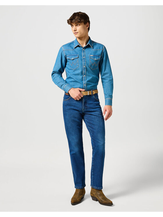 Wrangler Wrangler Jeansy TEXAS Niebieski Regular Fit