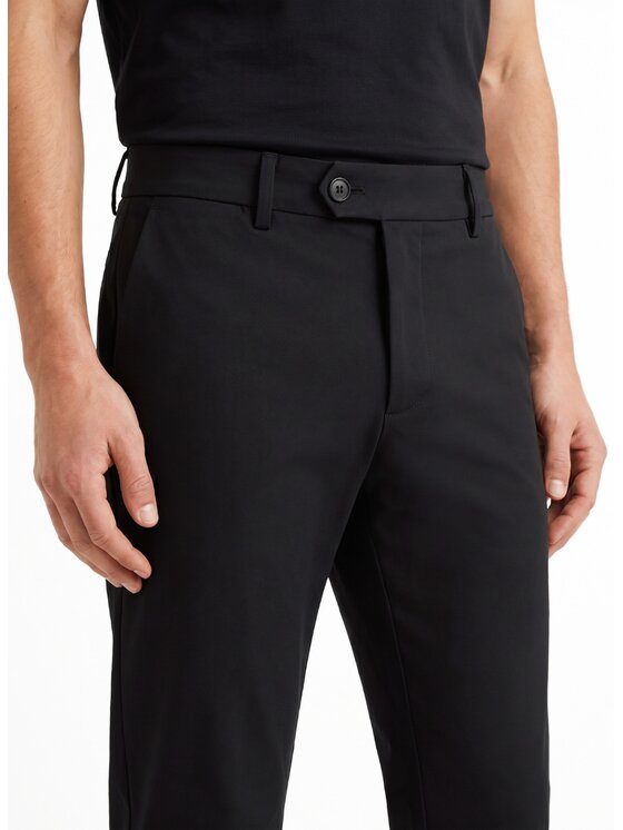 Pako Lorente Pako Lorente Chinosy P26WB-WX-002 Czarny Slim Fit