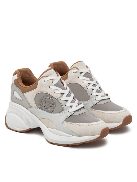Michael Kors Michael Kors Снікерcи Zuma Trainer 43R5ZUFS2D Бежевий