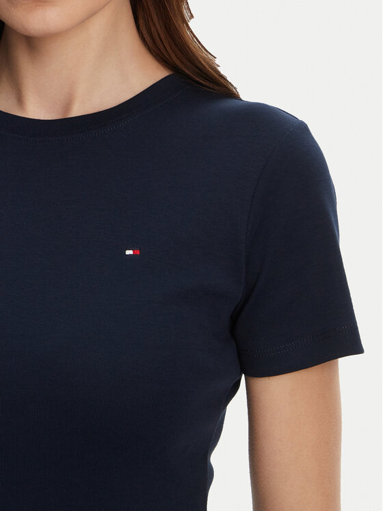 Tommy Hilfiger Tommy Hilfiger Vsakodnevna obleka New Cody WW0WW42721 Mornarsko modra Slim Fit