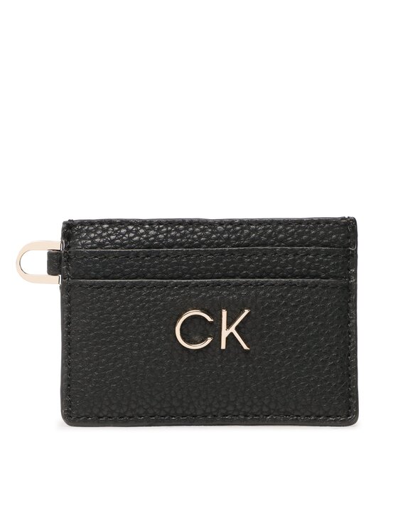 Calvin Klein Etui pentru carduri Re-Lock Cardholder K60K610671 Negru