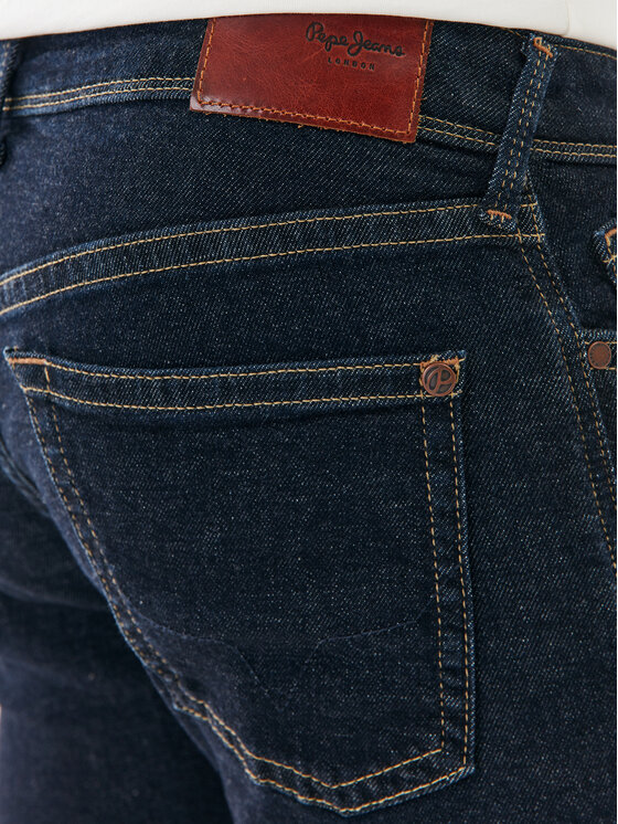 Pepe Jeans Pepe Jeans Jeansy Hatch PM206322 Tmavomodrá Slim Fit