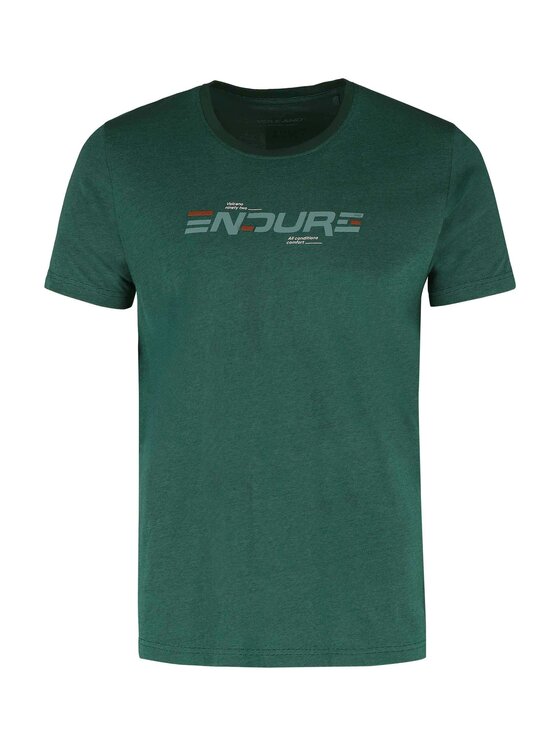 Volcano Volcano T-Shirt T-ENDE Zielony Regular Fit
