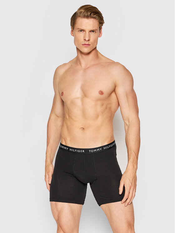 Tommy Hilfiger Tommy Hilfiger 3 bokseršortu pāru komplekts 3p Boxer Brief UM0UM02204 Melns