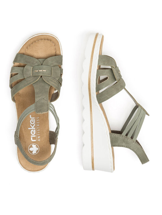 Rieker Rieker Sandalen 67459-52 Grün