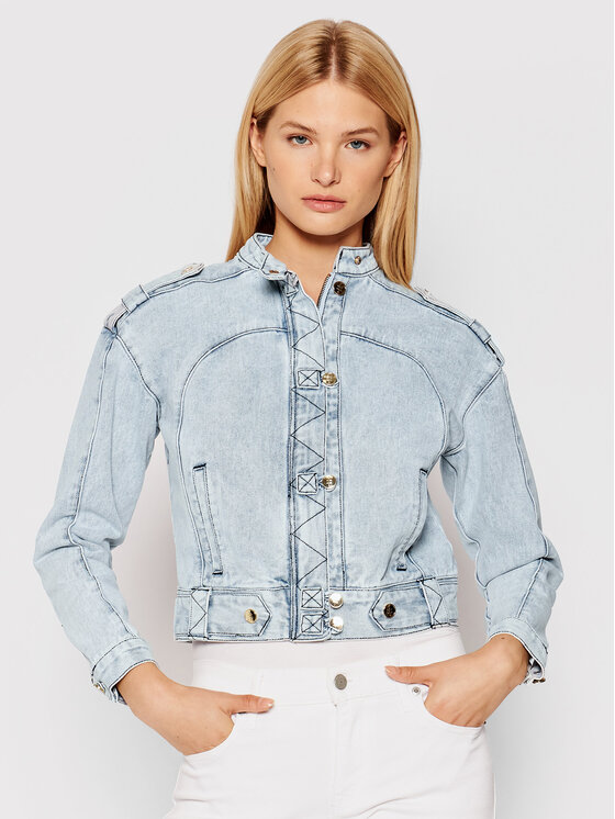 IXIAH Jeans jakna X211-20142 Modra Regular Fit