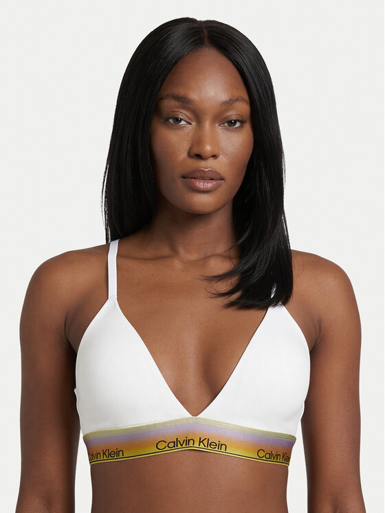 Calvin Klein Calvin Klein Besiūlė liemenėlė LV00QF8865 Balta