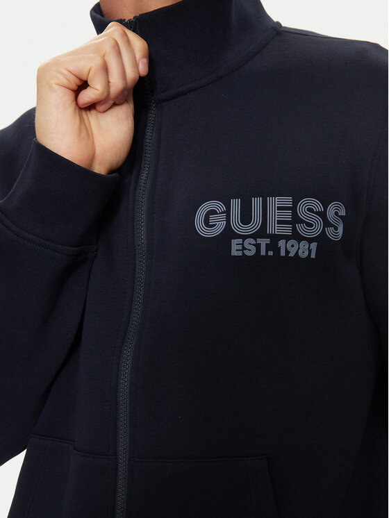 Guess Guess Džemperis M4YQ80 K9Z21 Tamsiai mėlyna Regular Fit