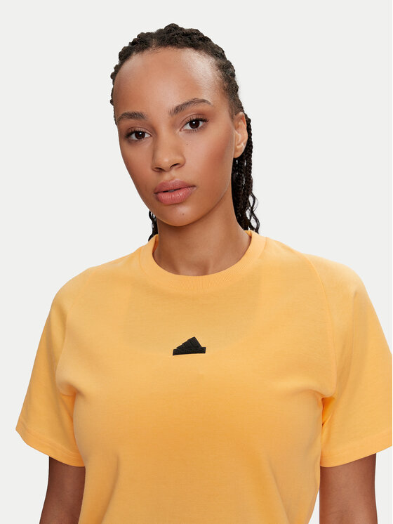 adidas adidas T-shirt Z.N.E. IS3932 Žuta Regular Fit