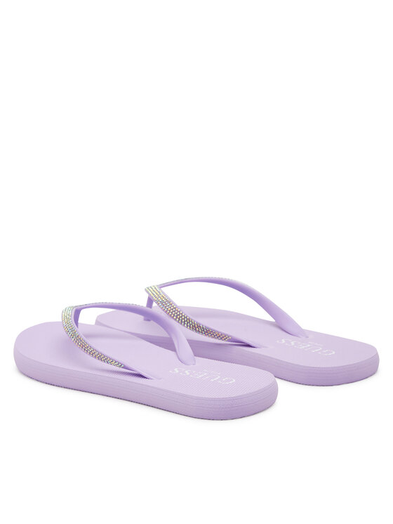 Guess Guess Šlepetės per pirštą E5GZ05BB00F Violetinė