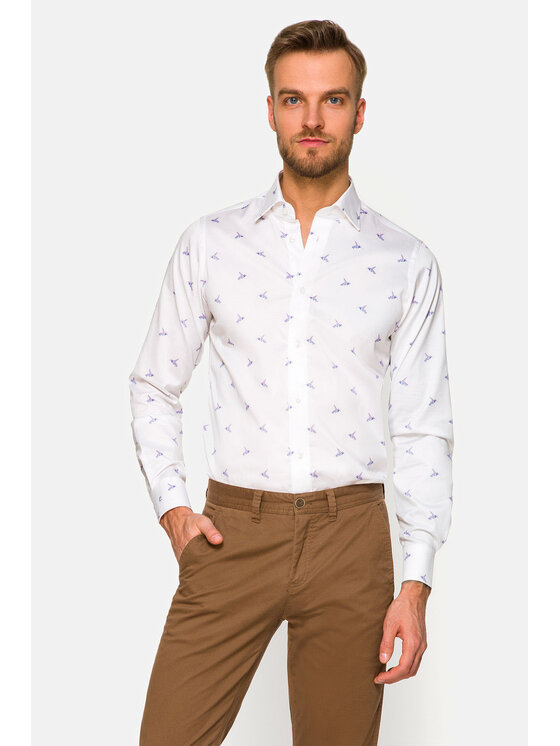 Lancerto Lancerto Koszula Luciana 2 KO073121000005 Kolorowy Slim Fit