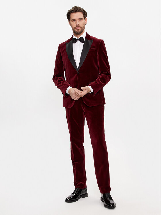 BOSS Boss Sakoi H-Hutson-Tux-231 50484709 Crvena Slim Fit