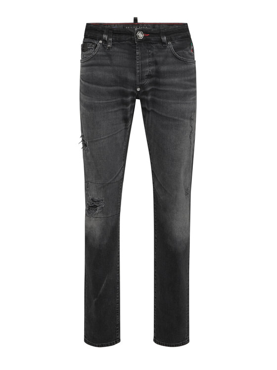 PHILIPP PLEIN PHILIPP PLEIN Jeansy 26879 Czarny Straight Fit