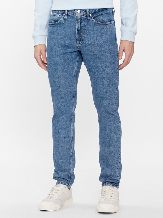 Calvin Klein Jeans Džinsi J30J324188 Zils Slim Fit