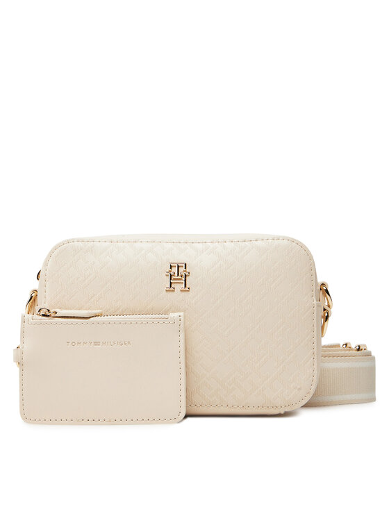 Tommy Hilfiger Tommy Hilfiger Käekott Th Distinct Camera Bag Mono AW0AW17221 Beež