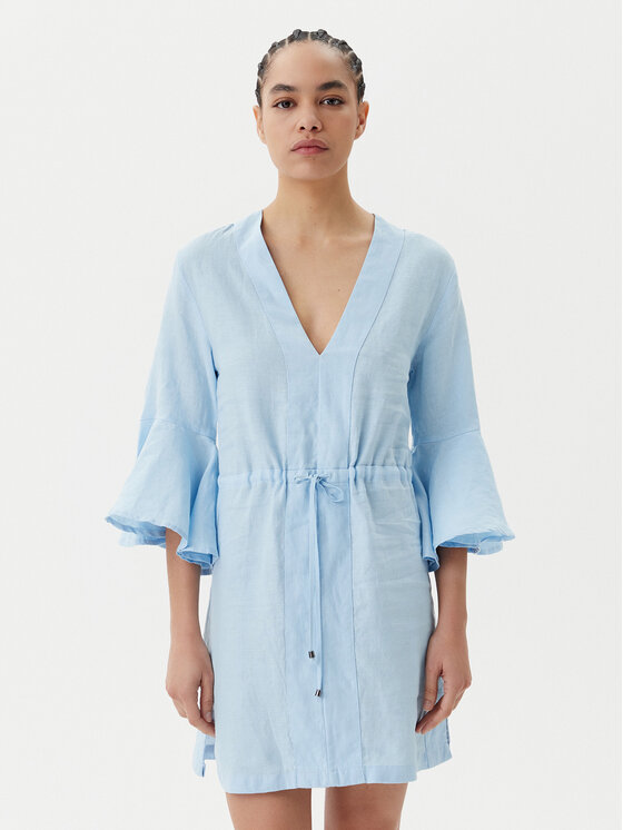 Maaji Maaji Плажна рокля Joy PT1970CPO007 Светлосиньо Regular Fit