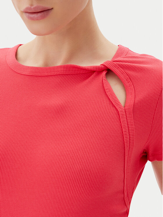 DKNY DKNY T-särk P51H8APJ Korallivärviline Regular Fit