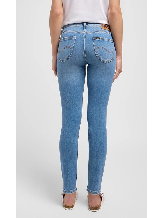 Lee Lee Jeansy Scarlett Niebieski Skinny Fit