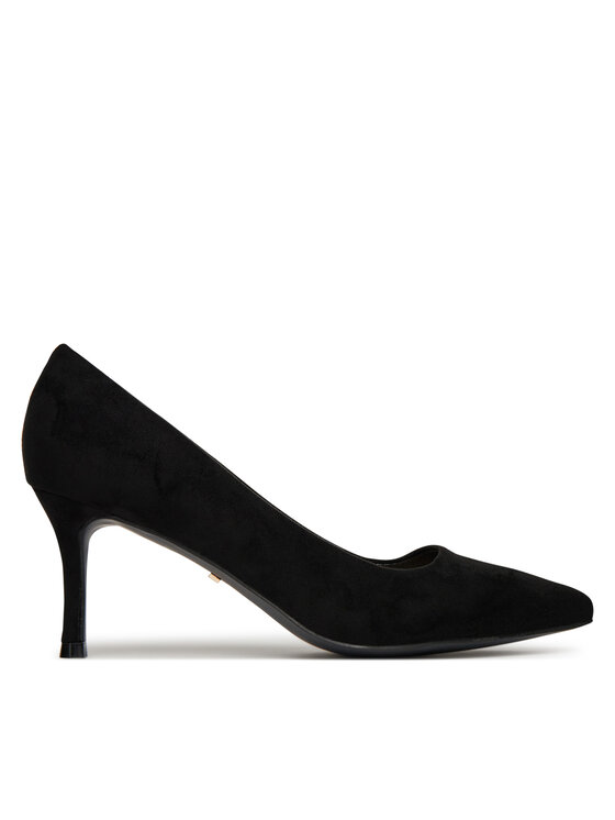 Pantofi cu toc subțire DeeZee BK-0807 Negru