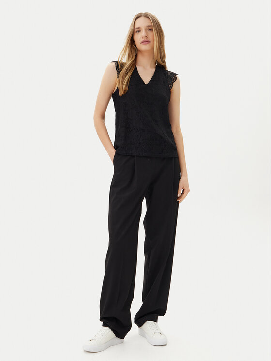 Pieces Pieces Bluse Olline 17154614 Schwarz Regular Fit
