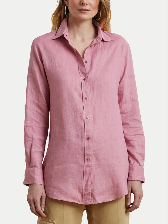 LAUREN RALPH LAUREN LAUREN RALPH LAUREN Πουκάμισο 200782777067 Ροζ Relaxed Fit