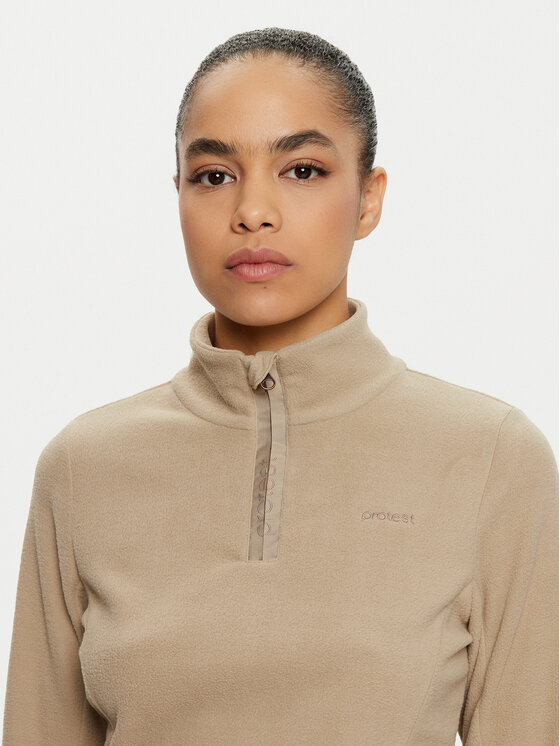 Protest Protest Флісовий реглан Muetz 3693100 Бежевий Regular Fit