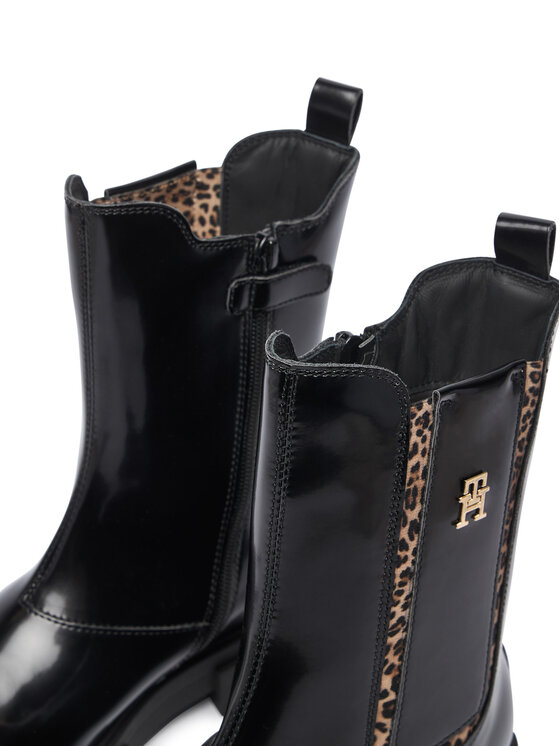 Tommy Hilfiger Tommy Hilfiger Škornji T4A5-35175-1453999 D Črna