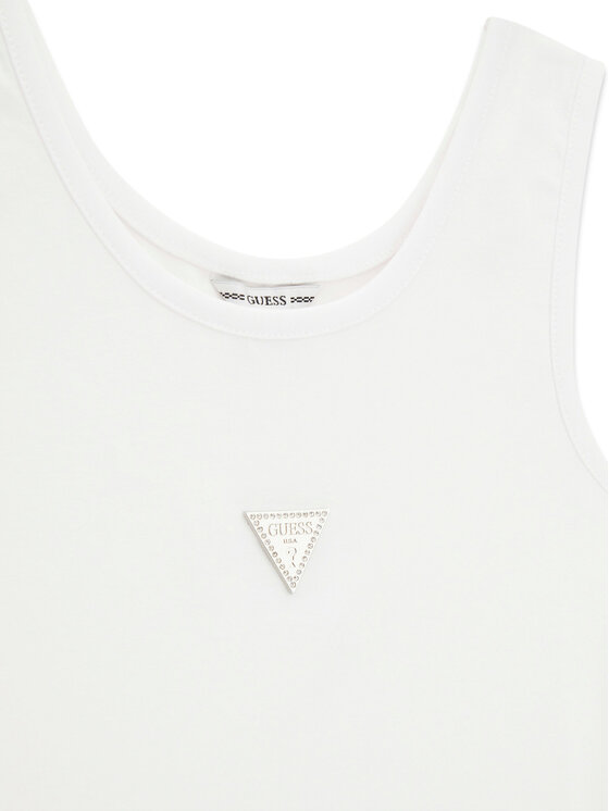 Guess Guess Rochie de zi J6GK30 J1314 Alb Slim Fit